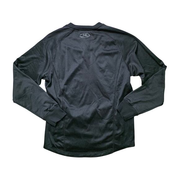 Under Armour ColdGear Pullover Men’s Medium Black Long Sleeves Loose Fit - Picture 4 of 7